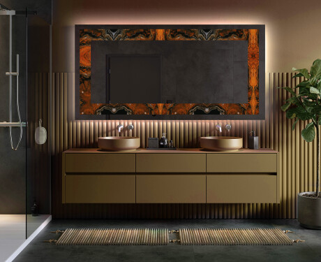 Verlichte Decoratieve Spiegel Voor - Mosaic Dreams #5