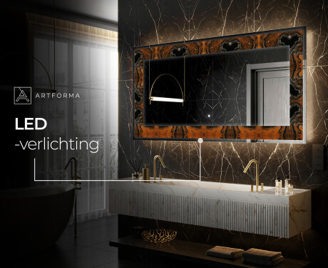 Verlichte Decoratieve Spiegel Voor - Mosaic Dreams #9