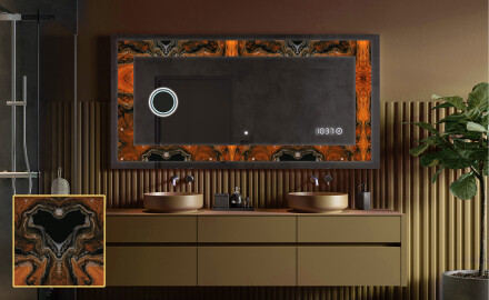 Verlichte Decoratieve Spiegel Voor - Mosaic Dreams