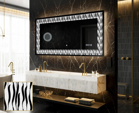 Verlichte Decoratieve Spiegel Voor - Vintage Vibes