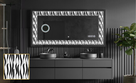 Verlichte Decoratieve Spiegel Voor - Vintage Vibes
