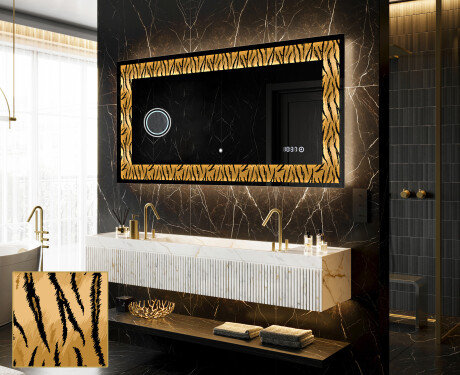 Verlichte Decoratieve Spiegel Voor - Midnight Mirage