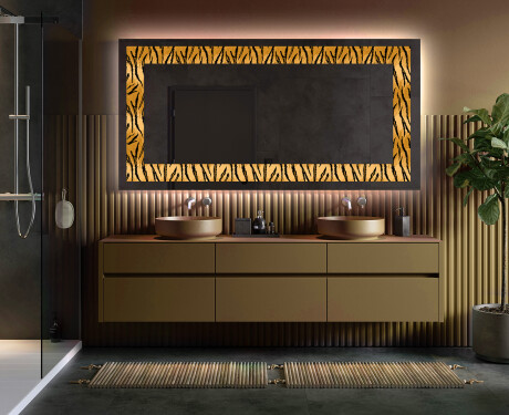 Verlichte Decoratieve Spiegel Voor - Midnight Mirage #5