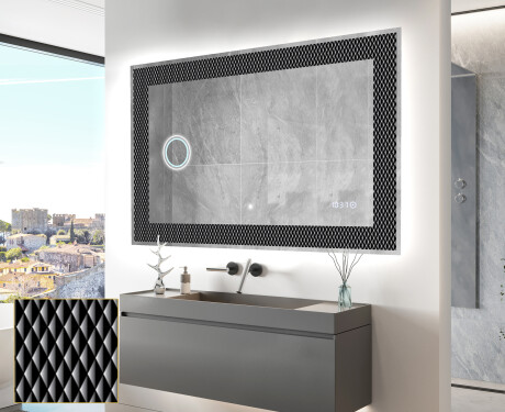 Verlichte Decoratieve Spiegel Voor - Modern Masterpiece