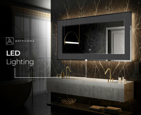 Verlichte Decoratieve Spiegel Voor - Modern Masterpiece #9