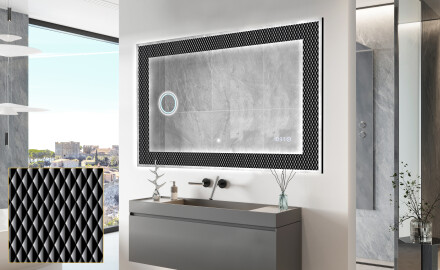 Verlichte Decoratieve Spiegel Voor - Modern Masterpiece