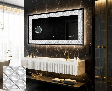 Verlichte Decoratieve Spiegel Voor - Marble Uplift