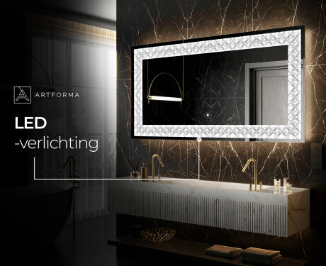 Verlichte Decoratieve Spiegel Voor - Marble Uplift #6