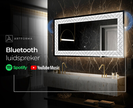 Verlichte Decoratieve Spiegel Voor - Marble Uplift #7