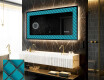 Verlichte Decoratieve Spiegel Voor - Blue Harmonies