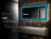 Verlichte Decoratieve Spiegel Voor - Blue Harmonies #6