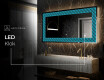 Verlichte Decoratieve Spiegel Voor - Blue Harmonies #8