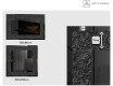 Verlichte Decoratieve Spiegel Voor - Dark Elegance #2