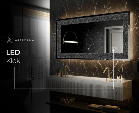 Verlichte Decoratieve Spiegel Voor - Dark Elegance #8