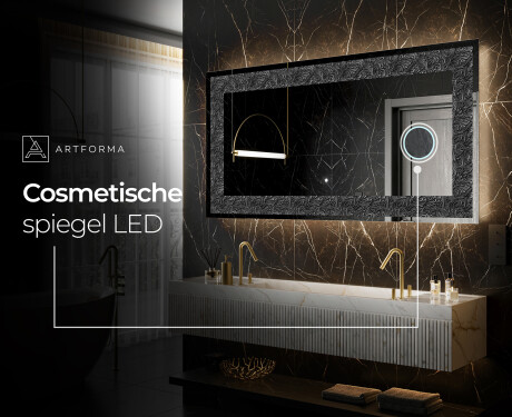 Verlichte Decoratieve Spiegel Voor - Dark Elegance #9