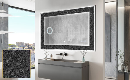 Verlichte Decoratieve Spiegel Voor - Dark Elegance