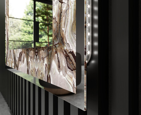 Verlichte Decoratieve Spiegel Voor - Desert Wonders #3