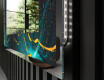 Verlichte Decoratieve Spiegel Voor - Spiraling vortex #3