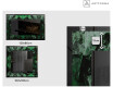 Verlichte Decoratieve Spiegel Voor - Malachite Magic #2