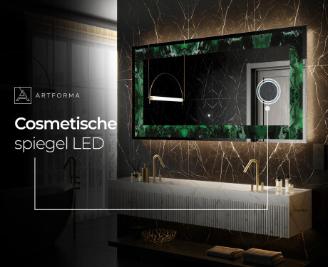Verlichte Decoratieve Spiegel Voor - Malachite Magic #9