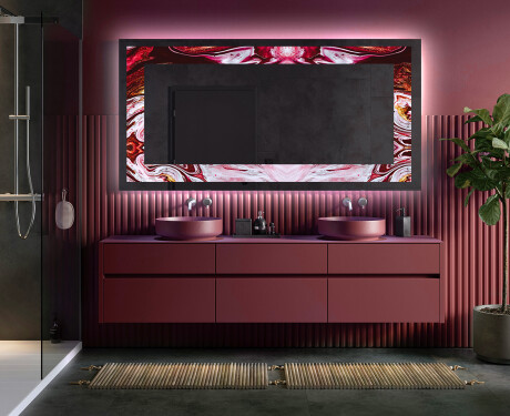 Verlichte Decoratieve Spiegel Voor - Ruby Rhythms #5