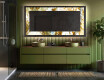 Verlichte Decoratieve Spiegel Voor - Golden Streaks #5