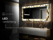 Verlichte Decoratieve Spiegel Voor - Golden Streaks #6