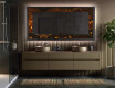 Verlichte Decoratieve Spiegel Voor - Amber Shell #5