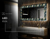 Verlichte Decoratieve Spiegel Voor - Cascading Flowers #7