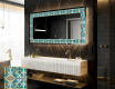 Verlichte Decoratieve Spiegel Voor - Floral Elevations