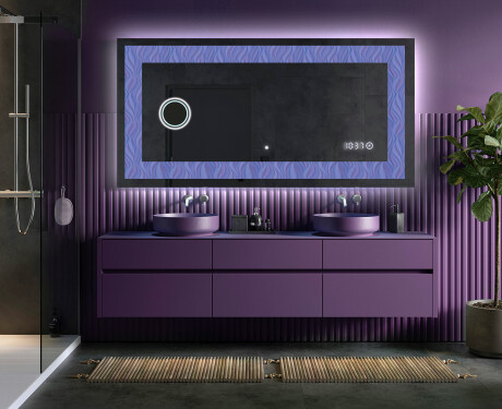 Verlichte Decoratieve Spiegel Voor - Colorful Ruffles #5