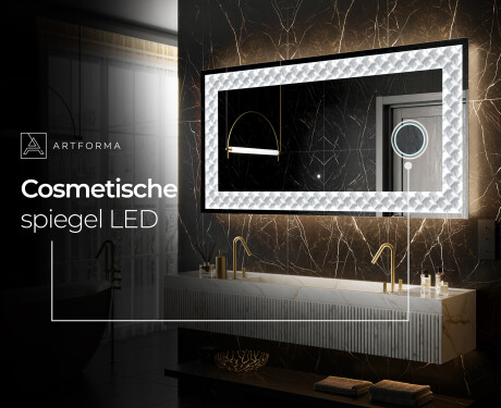 Verlichte Decoratieve Spiegel Voor - Inspiring Lines #6