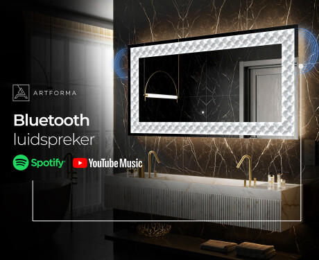 Verlichte Decoratieve Spiegel Voor - Inspiring Lines #9