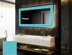 Verlichte Decoratieve Spiegel Voor - Divergent Lines