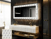 Verlichte Decoratieve Spiegel Voor - Dynamic Whirls