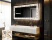 Verlichte Decoratieve Spiegel Voor - Floral Reflections