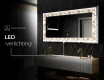 Verlichte Decoratieve Spiegel Voor - Floral Reflections #7