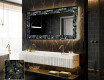 Verlichte Decoratieve Spiegel Voor - Vintage Leaves