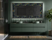 Verlichte Decoratieve Spiegel Voor - Vintage Leaves #5