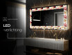Verlichte Decoratieve Spiegel Voor - Flowers Full Of Colors #8