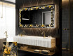 Verlichte Decoratieve Spiegel Voor - Floral Symmetries