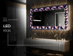 Verlichte Decoratieve Spiegel Voor - Floral Layouts #6