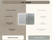 Moderne badkamer spiegel met led-verlichting 100x70cm met Dual color, Aanraakschakelaar, Verwarmingsmat, Bluetooth-luidspreker - L141 #7