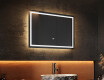 Moderne badkamer spiegel 70x50cm met led-verlichting met Dual color, Aanraakschakelaar, Verwarmingsmat - L49 #2