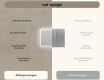 Moderne badkamer spiegel 70x50cm met led-verlichting met Dual color, Aanraakschakelaar, Verwarmingsmat - L49 #7