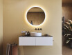 Ronde badkamerspiegel met LED-verlichting 80 cm met Dual color, Aanraakschakelaar #8