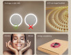 Ronde badkamerspiegels met LED-verlichting 60 cm met Dual color, Aanraakschakelaar, Verwarmingsmat #6