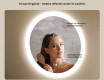 Ronde badkamerspiegel met LED-verlichting 80 cm met Dual color, Aanraakschakelaar, Verwarmingsmat #5