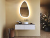 Onregelmatig spiegel met verlichting, 64×104 cm, tweekleurig, touch‑schakelaar, verwarmingsmat #9