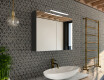 Badkamerkast met LED Anthracit Mateo 70 x 60 cm #1